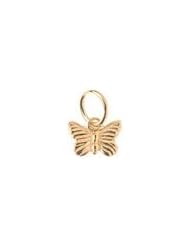 Baroni Sculpted Butterfly Charm in 24K Gold Plate over Sterling