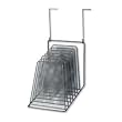 Fellowes 75904 Mesh Partition Additions Step File, Six 1 Compartments, Black