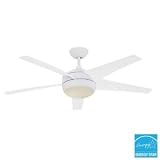 54inch hampton Bay ceiling Fan, model: windward ii (White), 3-Speed with wireless remote control (082392552961)