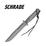 Schrade - Schrade Special Forces, Gray Handle & Blade, Nylon Sheath
