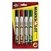 Avery Marks-A-Lot Flipchart Markers, Assorted, Pack of 4 (29949)