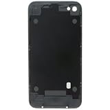 Glass Black Full Back Cover Housing for Iphone 4S AT&T Sprint Verizon