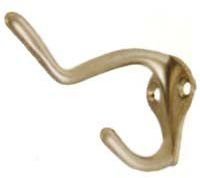 Stanley Hardware 3-Inch Coat and Hat Hook, Satin Nickel #750086