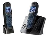 Sagem - D56V Duo - T&eacute;l&eacute;phone sansfil DECT - Ecran r&eacute;tro-&eacute;clair&eacute; - Combin&eacute; supplementaire - Noir