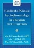 Handbook of Clinical Psychopharmacology for Therapists