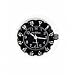 MOTORCYCLE CLOCK - FORMOTION - SPOT CLOCK - BLACK FACE BLACK BEZEL - NEW