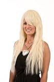 Avril Lavigne Style Long Blonde Crimped Wig | Blonde Wavy Rock Chick Hairstyle