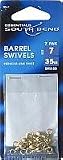 South Bend Fishing Lures Brass Barrel Swivels Size 7