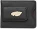 Philadelphia Eagles 1/2 Gold Plated Eagle Head on Brown Leather Money Clip / Credit Card Holder