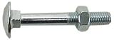 Eigenschaften Unimet  / Flachrundschrauben DIN 603 (Schlossschrauben),Länge 90 mm, 50 Stück