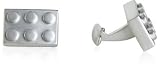 Silver Building Block Cufflinks by Cracked Pepper