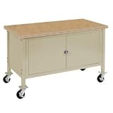 60 X 30 Mobile Security Cabinet Bench - Shop Top Square Edge