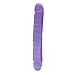 Doc Johnson 12" Crystal Jellie Jr. Double Dong Purple