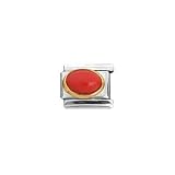 Zoppini Red Oval Link