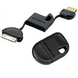 Scosche Flipsync Keychain Usb Charge Sync Cable For Ipod Iphone Ultra Compact Design