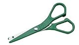 KleenEarth Steel Children's Safety Scissors, Green Handles, 1-7/8