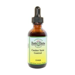 CANKER SORE CONTROL 2 oz Tincture Extract by ALTERNATIVE Health & Herbs REMEDIES
