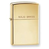 Zippo Lighter Solid Brass High Polish