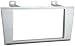 Metra 95-5000S Double DIN Installation Dash Kit for 2000-2006 Lincoln LS or 2002-2005 Ford T-Bird (Silver)