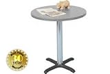 36 Round Lunchroom Table - Gray