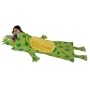 ALEX Kids Fun Green Fleece Scared Sam Monster Sleeping Bag with Attached Pillow
