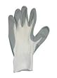 Condor 2UUF9 Glove, Palm Coated, White/Gray, Nylon, S, Pr