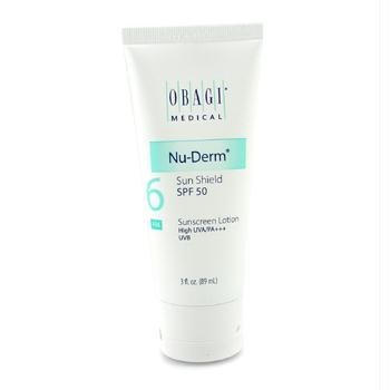 Obagi Medical Nu-Derm Sun Shield SPF 50 Sunscreen Lotion, 3 Fluid Ounce