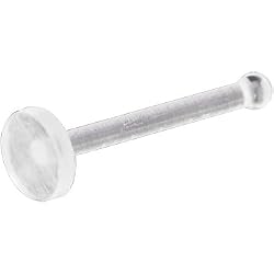 20 Gauge Clear Flat Bioplast Nose Retainer