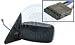 1995, 1996, 1997, 1998, 1999 BMW 318ti Base Driver Side Mirror Head Assembly - Power Heated Sedan Base Model