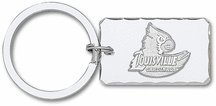 Louisville Cardinals 5/8 Sterling Key Chain