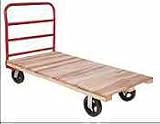 Akro-Mils Platform Truck - Series 1 - 36 x 72 in. Deck - 8 Mold-on Rubber Casters