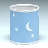 Star and Moon Collection - Wastebasket Blue by WC Redmon