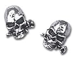 Alchemist Skull Stud Gothic Earrings