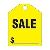 Mirror Hang Tag - Sale - Fluorescent (QTY:500)