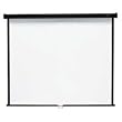 Wall or Ceiling Projection Screen, 70 x 70, White Matte, Black Matte Casing