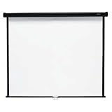 Wall or Ceiling Projection Screen, 70 x 70, White Matte, Black Matte Casing