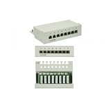 COSCD Patchpanel 8xRJ45 geschirmt Cat5e LSA+