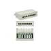 Elektronik : COSCD Patchpanel 8xRJ45 geschirmt Cat5e LSA+