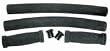 4 Piece Set, Black Foam Cruiser Grips