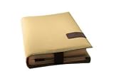 BookSkin elfenbein: elegante Buchhülle aus Mikrofaser mit integriertem Lesezeichen