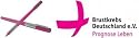 Pentel Line Style pink barrelled pen with blue ink, sold in aid of Breast Cancer Campaign, EACH