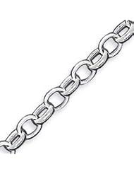 Sterling Silver 7.5 Inch Fancy Link Bracelet - 7.5 Inch