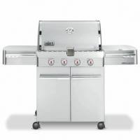 Weber 1710001-1810001 Summit S-420 gas bbq grill with Side Burner - 1710001-1810001