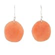 Santo Domingo Dangle Earrings in Carnelian and Sterling Silver, #7995