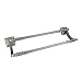 Double Towel Bar, Swedish Iron Machined