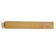 Men's Retro Diamond Geometric Tie Bar Clip in Yellow Gold