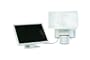 MAXSA Innovations 40225 Solar-Powered Motion-Activated 80 LED Security Floodlight, Off-White