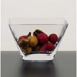 8 Large Square Crystal Flair Serving Bowl by Badash