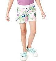 Pure Cotton Hibiscus & Leaf Print Shorts with Stay New™