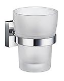 House Collection Glass Holder - Polished Chrome
